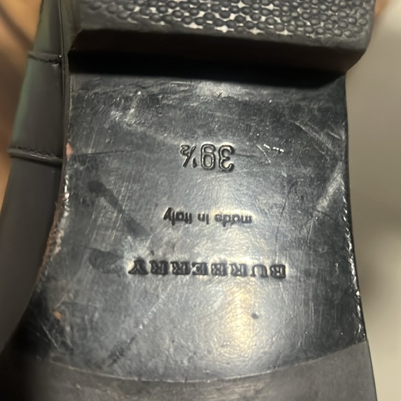 Burberry leather riding equestrian boots, size 39.5 made in Italy - Picture 8 of 11